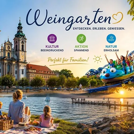 Modernes City-apartement - 6 Gaeste Weingarten (Wuerttemberg)